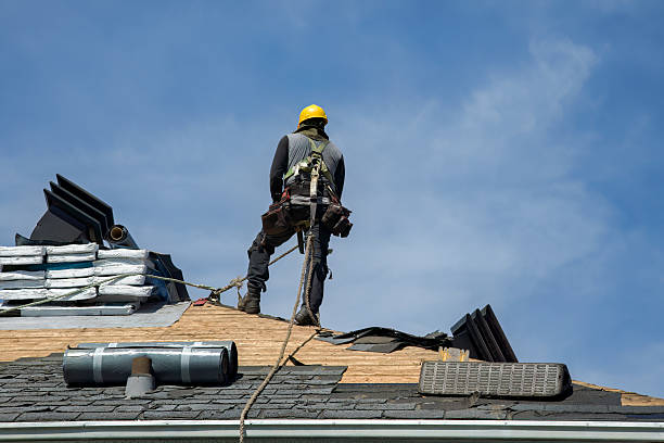 Professional Flat Roof Repair technician working in Lyons, GA